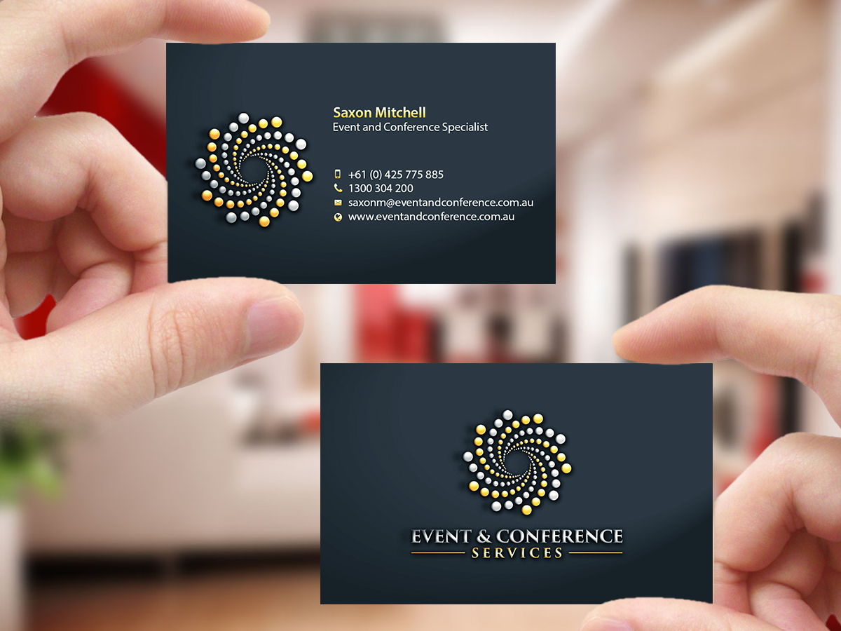 Business Card Design by Creations Box 2015 for Event and Conference Services | Design #10969916