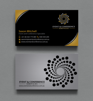 Design de Carte de Visite par chandrayaan.creative pour Event and Conference Services | Design : #10947051