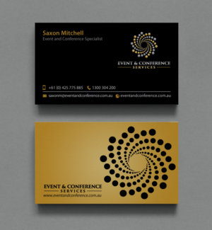 Design de Carte de Visite par chandrayaan.creative pour Event and Conference Services | Design : #10947057
