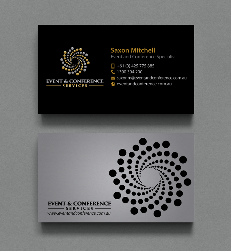 Visitenkarten-Design von chandrayaan.creative für Event and Conference Services | Design #10947065