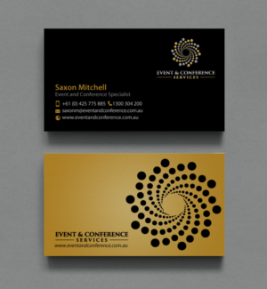Visitenkarten-Design von chandrayaan.creative für Event and Conference Services | Design: #10947067