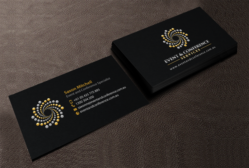 Visitenkarten-Design von chandrayaan.creative für Event and Conference Services | Design #10947069