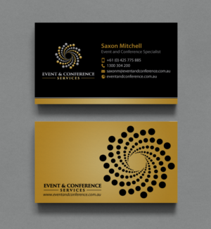 Visitenkarten-Design von chandrayaan.creative für Event and Conference Services | Design: #10947071