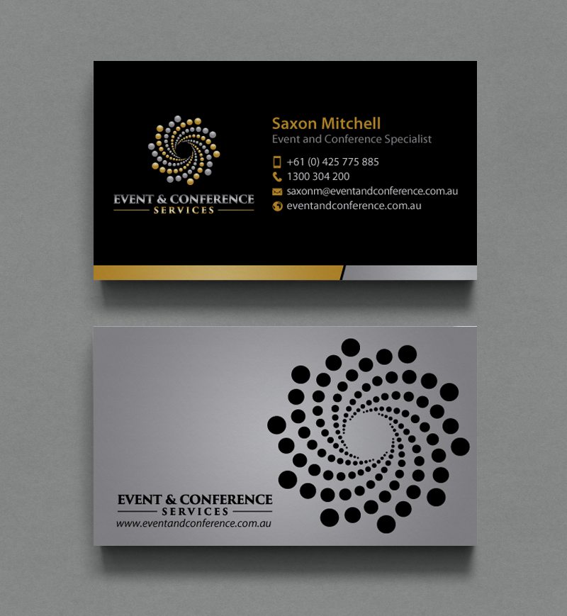 Visitenkarten-Design von chandrayaan.creative für Event and Conference Services | Design #10947073