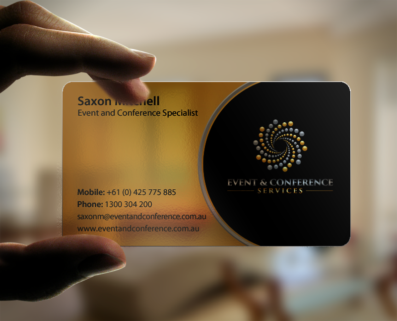 Visitenkarten-Design von chandrayaan.creative für Event and Conference Services | Design #10947076