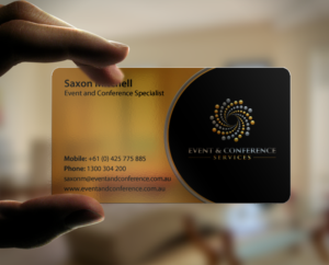 Design de Carte de Visite par chandrayaan.creative pour Event and Conference Services | Design : #10947076