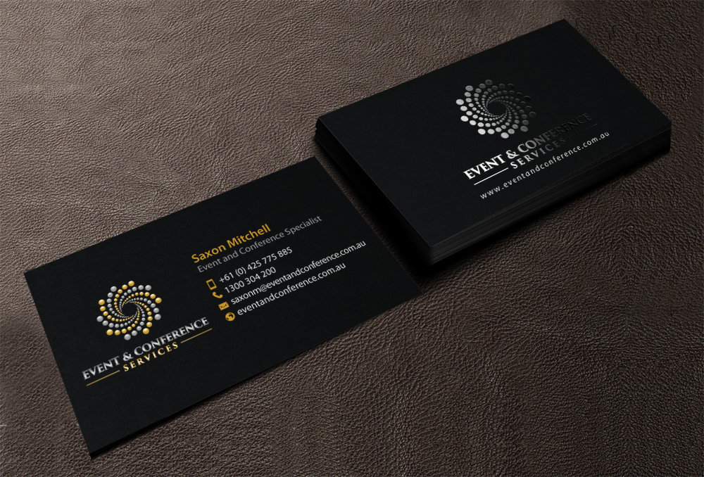 Visitenkarten-Design von chandrayaan.creative für Event and Conference Services | Design #10947112