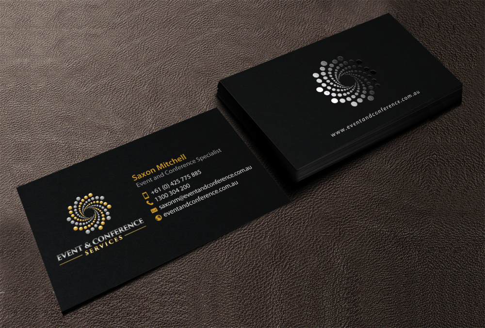 Business Card Design by chandrayaan.creative for Event and Conference Services | Design #10947113