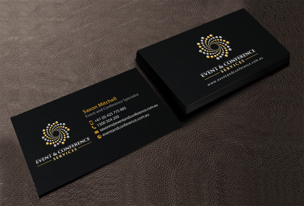 Business Card Design by chandrayaan.creative for Event and Conference Services | Design #10947114