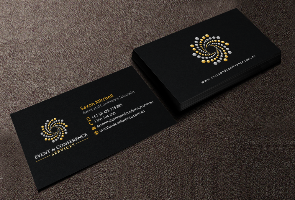Visitenkarten-Design von chandrayaan.creative für Event and Conference Services | Design #10947115