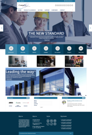 CommTel Network Solutions Website Design | Web Design par bdesigner9