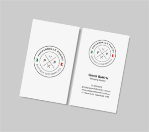 Business Card Design by INDIAN_Ashok for Pappardelle Pantry | Design: #10946513