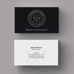 Business Card Design by INDIAN_Ashok for Pappardelle Pantry | Design: #10946514