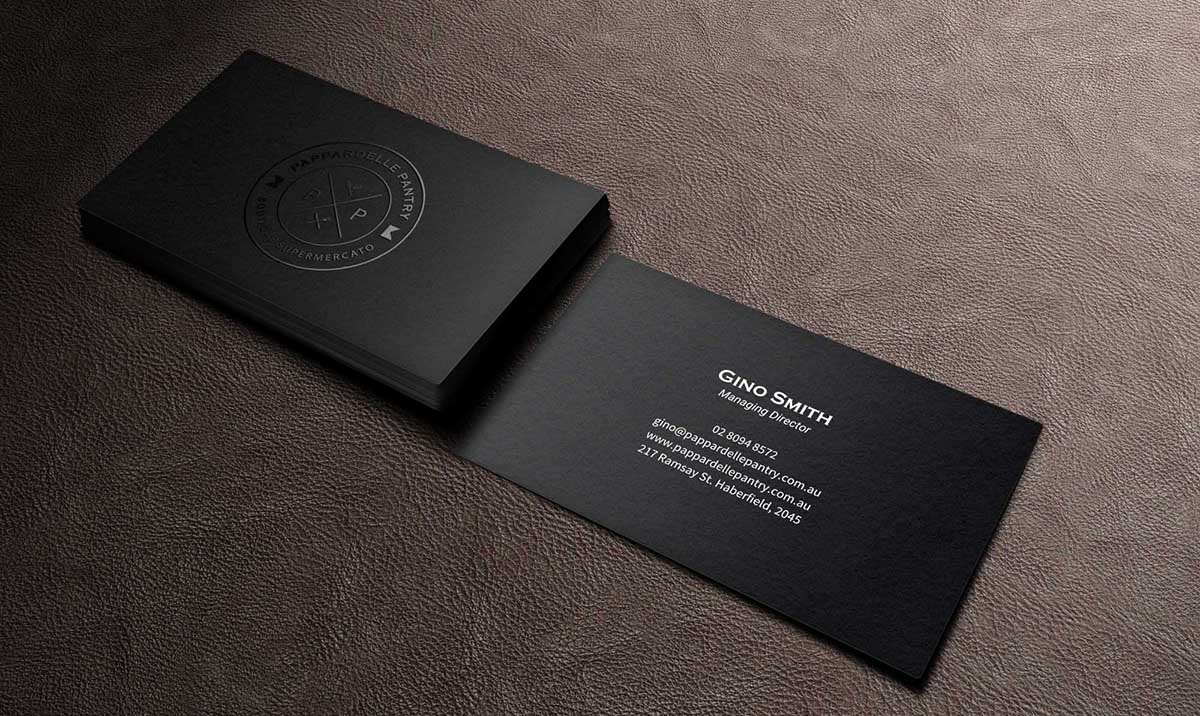 Business Card Design by INDIAN_Ashok for Pappardelle Pantry | Design #10946526