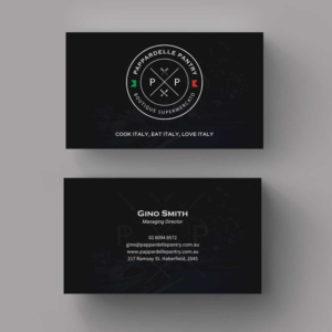 Diseño de Tarjeta de Presentación por INDIAN_Ashok para Pappardelle Pantry | Diseño: #10946531