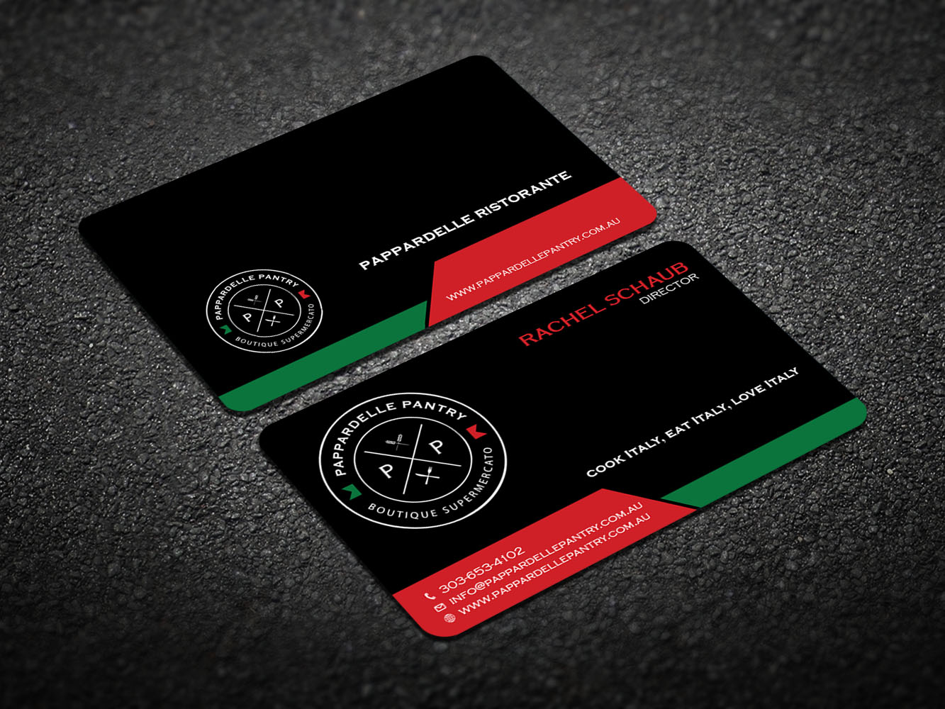 Business Card Design by Verified artistry for Pappardelle Pantry | Design #10948104