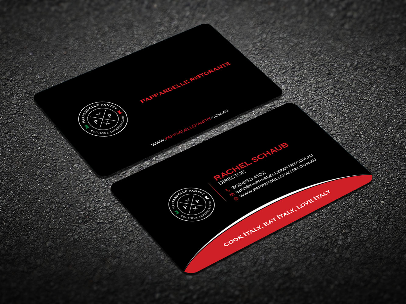 Business Card Design by Verified artistry for Pappardelle Pantry | Design #10948106