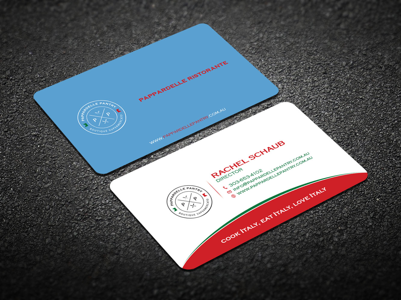 Business Card Design by Verified artistry for Pappardelle Pantry | Design #10948107