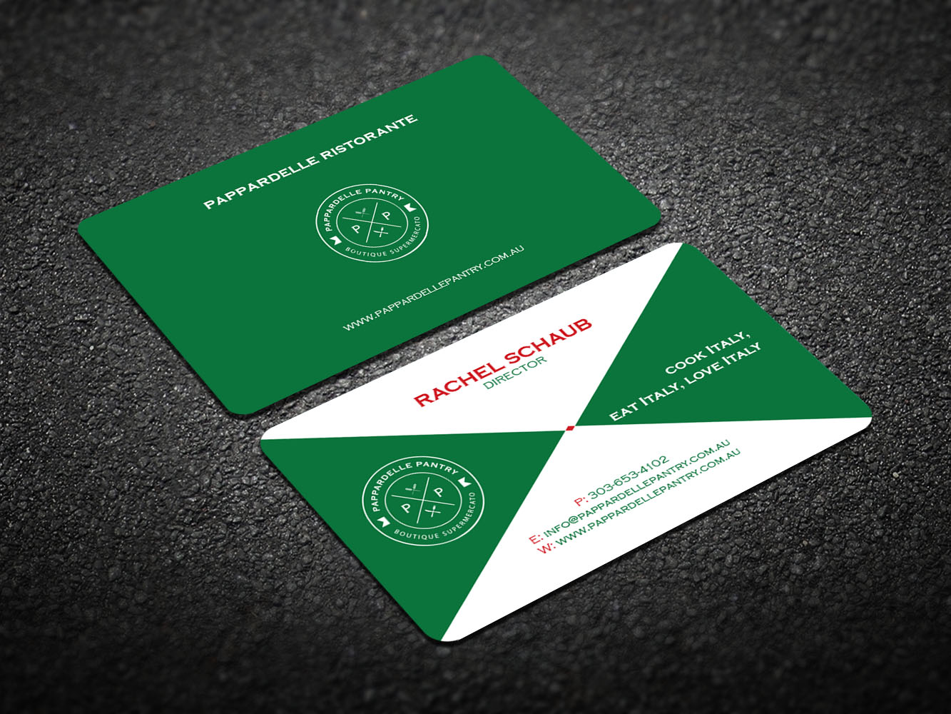 Business Card Design by Verified artistry for Pappardelle Pantry | Design #10948108