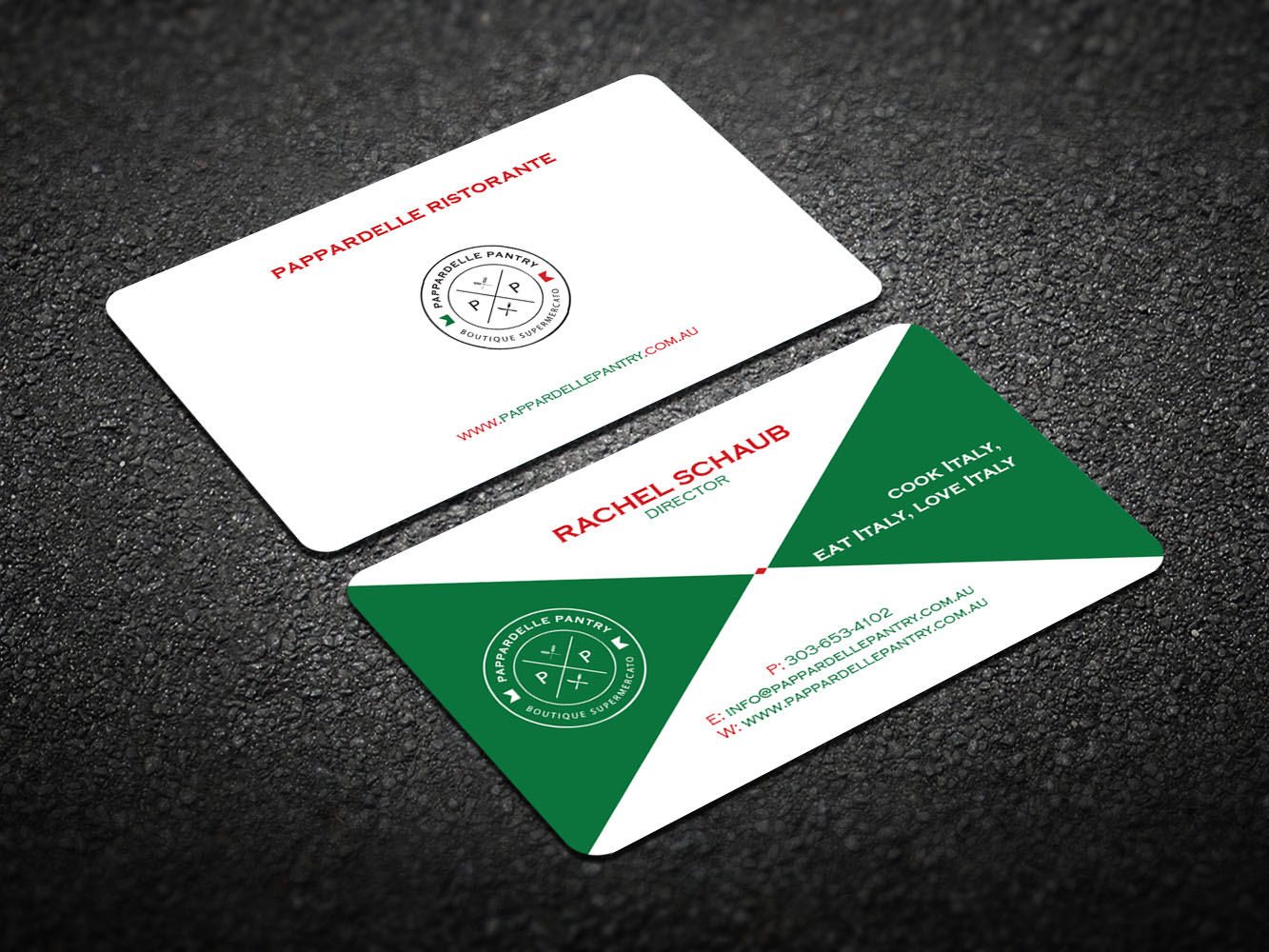 Business Card Design by Verified artistry for Pappardelle Pantry | Design #10948110