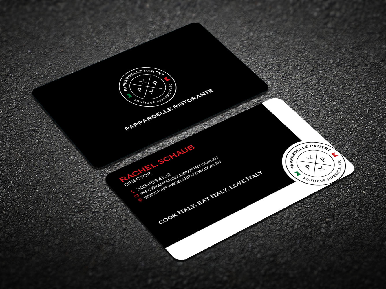 Business Card Design by Verified artistry for Pappardelle Pantry | Design #10948119