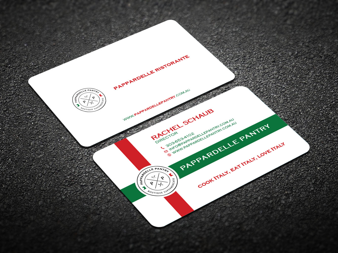 Business Card Design by Verified artistry for Pappardelle Pantry | Design #10948120