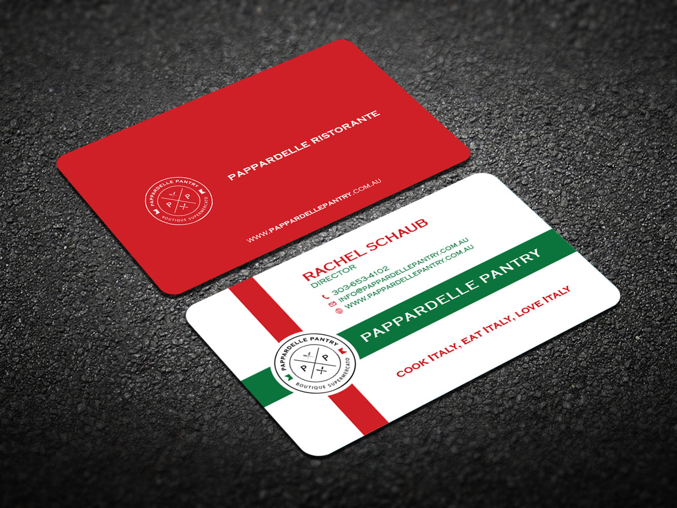Business Card Design by Verified artistry for Pappardelle Pantry | Design #10948123