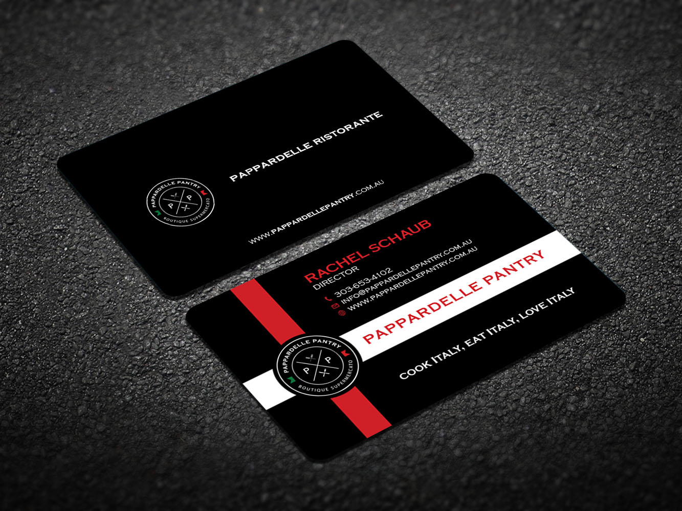 Business Card Design by Verified artistry for Pappardelle Pantry | Design #10948124
