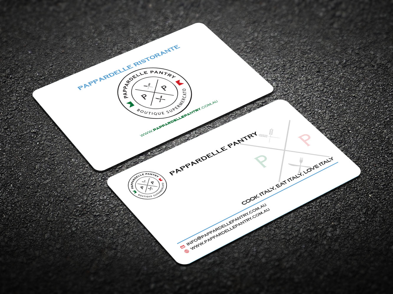 Business Card Design by Verified artistry (Design garden) for Pappardelle Pantry | Design #10949077