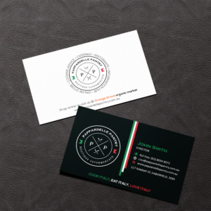Diseño de Tarjeta de Presentación por Grafactory para Pappardelle Pantry | Diseño: #10963176