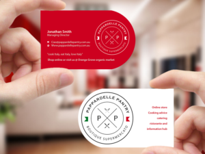 Business Card Design by Creations Box 2015 for Pappardelle Pantry | Design: #10969852