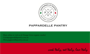 Business Card Design by adrmen89 for Pappardelle Pantry | Design: #10952659