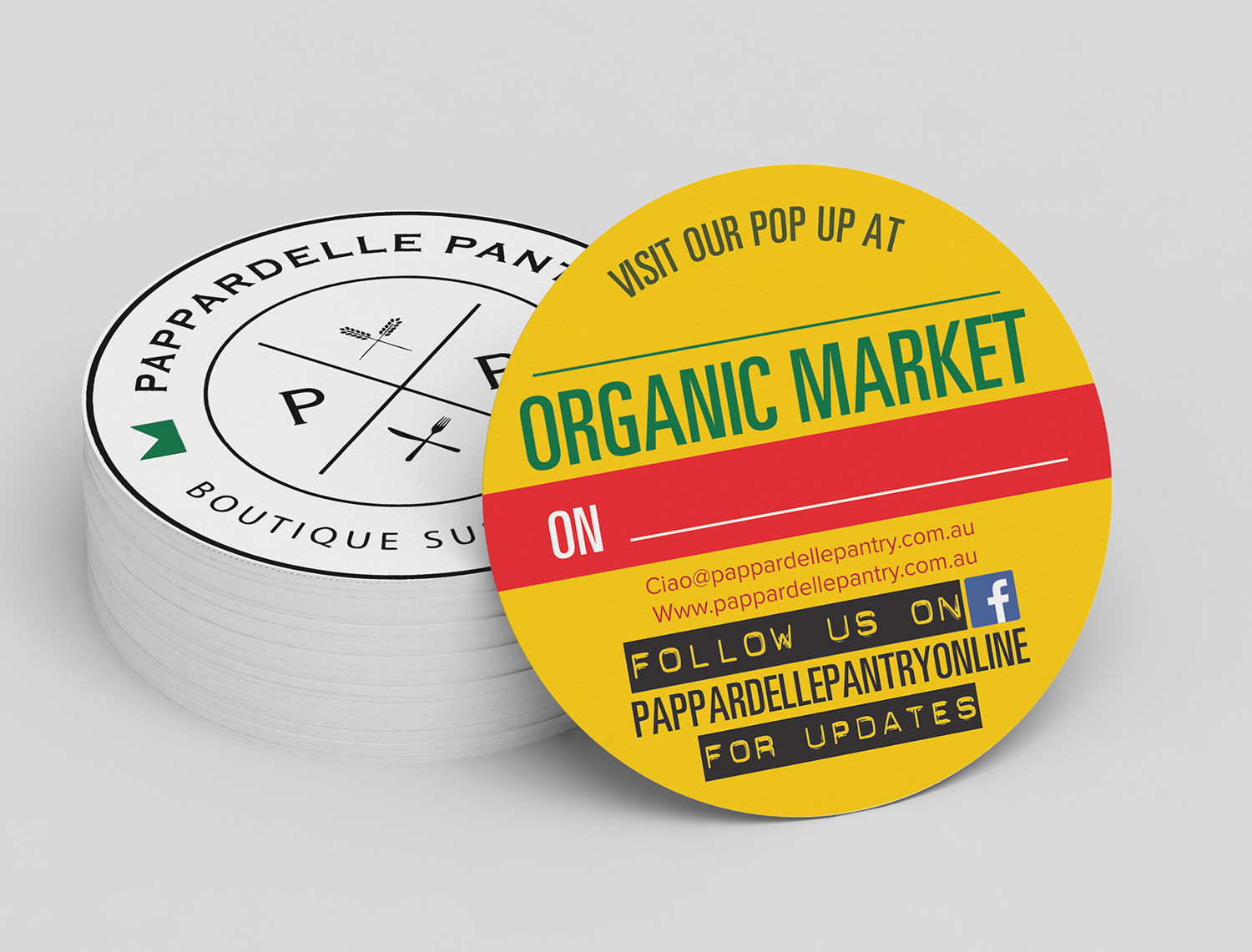 Business Card Design by alhemique1 for Pappardelle Pantry | Design #11065340