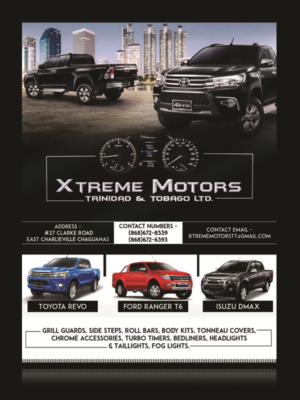 Signage Design by irv for XTREME MOTORS TRINIDAD & TOBAGO LTD. | Design: #11251329
