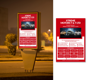 Signage Design by Zeeshan for XTREME MOTORS TRINIDAD & TOBAGO LTD. | Design: #10985512