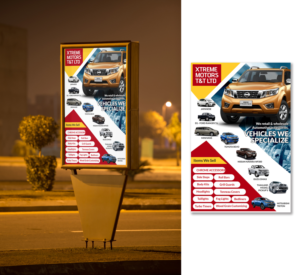 Signage Design by Zeeshan for XTREME MOTORS TRINIDAD & TOBAGO LTD. | Design: #10985513