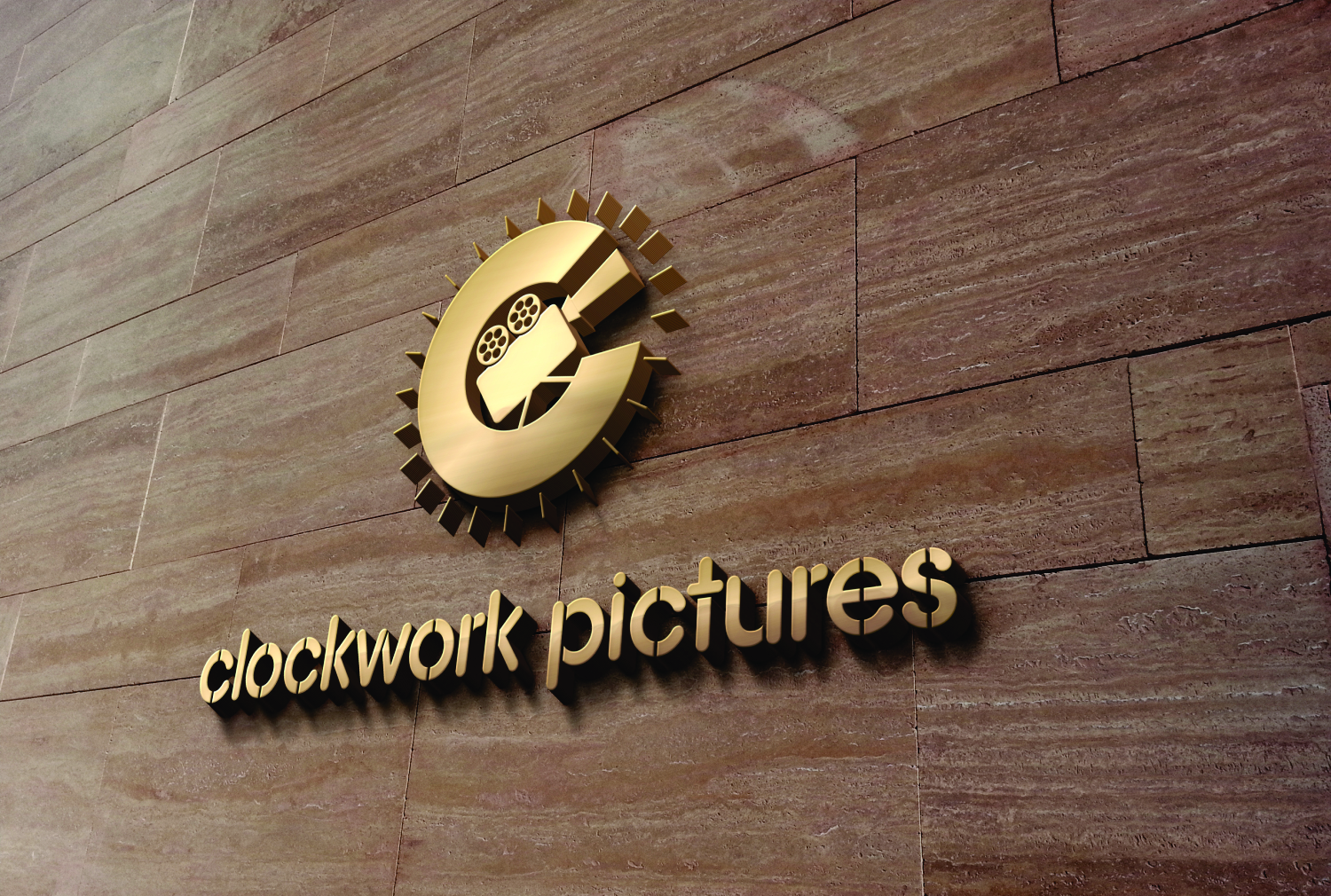 Logo Design by Robert Macwan for Clockwork Pictures | Design #11063969