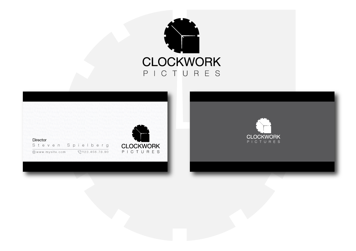 Logo Design by Art Vision for Clockwork Pictures | Design #11089197