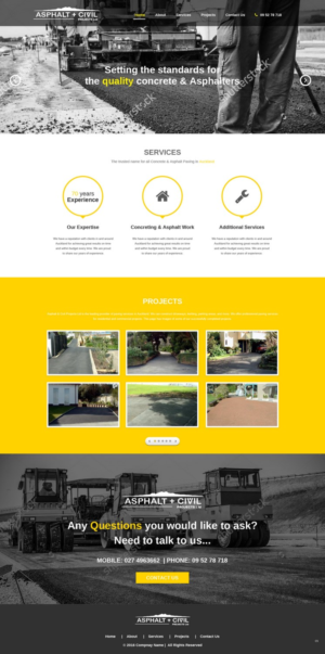 Web Design by pb for Tombleson Construction LTD | Design: #10962017