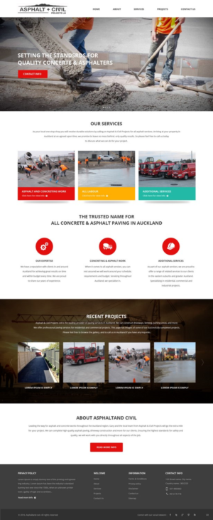 Web Design by pb for Tombleson Construction LTD | Design: #10962019