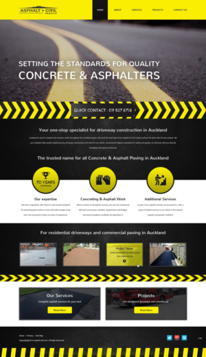 Web Design by pb for Tombleson Construction LTD | Design: #10962020
