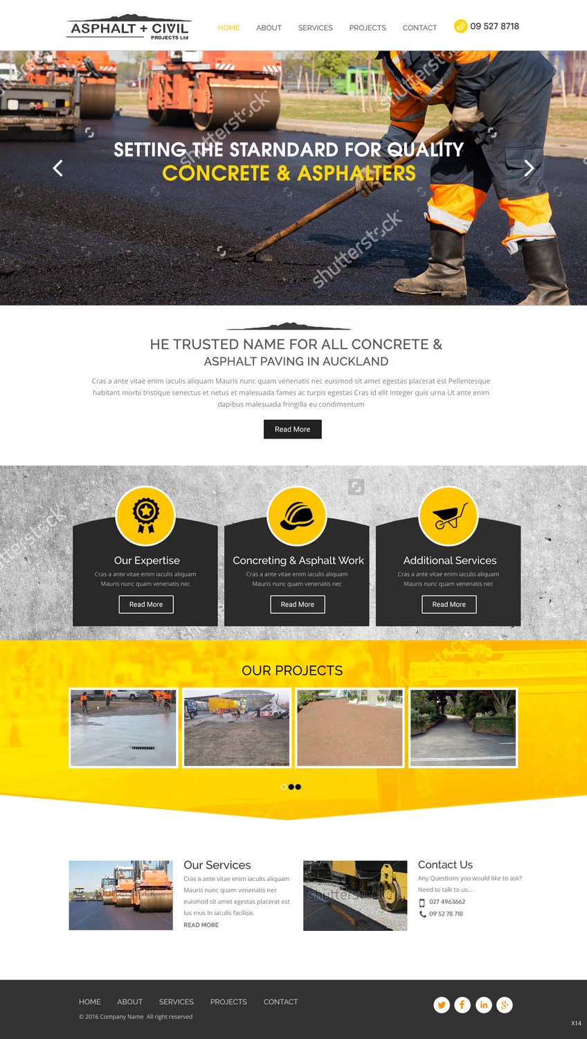 Web Design by pb for Tombleson Construction LTD | Design #10962027