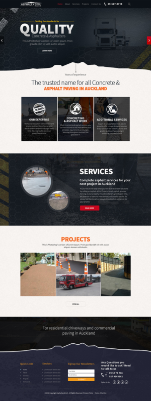 Web Design by the-lion-king for Tombleson Construction LTD | Design: #11018773