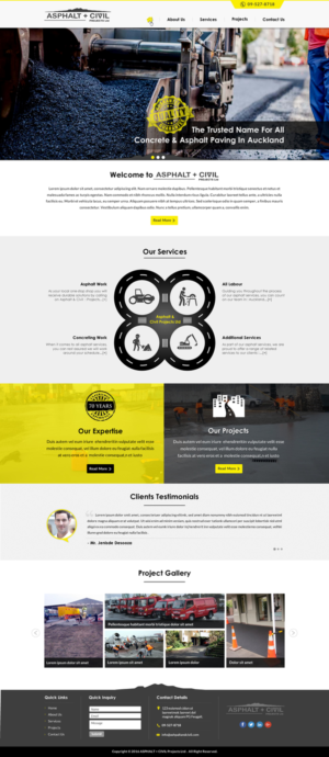 Web Design by Sbss for Tombleson Construction LTD | Design: #10956423