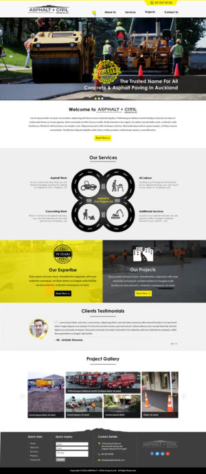 Web Design by Sbss for Tombleson Construction LTD | Design: #10956424