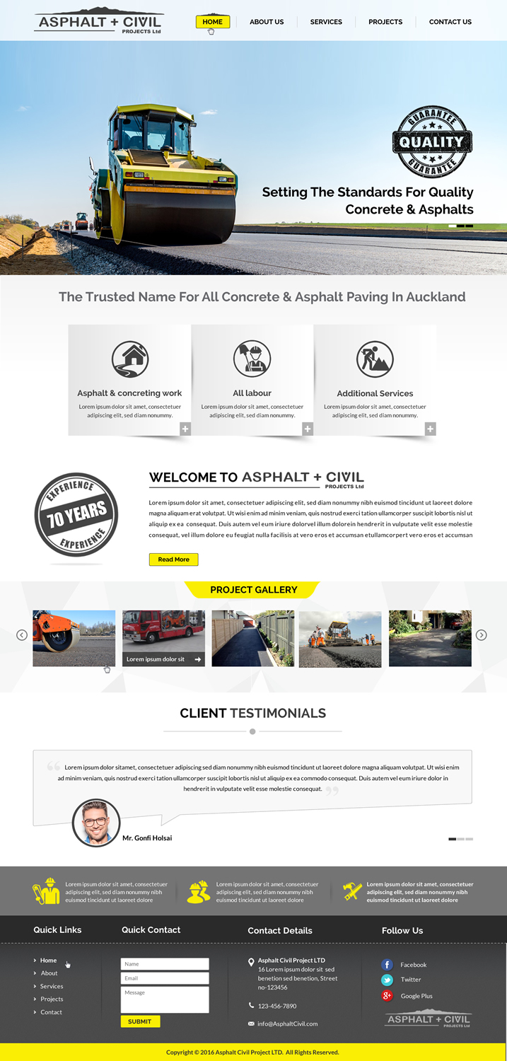 Diseño Web por Sbss para Tombleson Construction LTD | Diseño #10956429