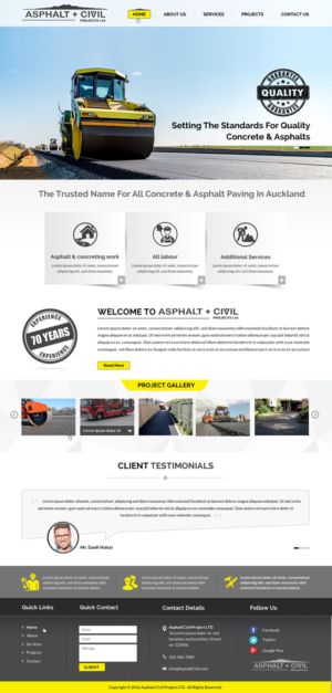 Web Design by Sbss for Tombleson Construction LTD | Design: #10956429