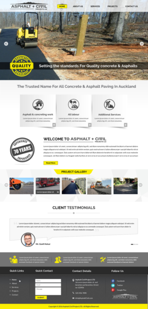 Web Design by Sbss for Tombleson Construction LTD | Design: #10956431