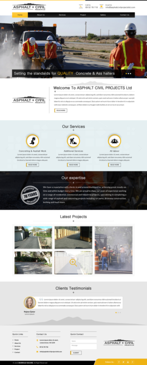 Web Design by Sbss for Tombleson Construction LTD | Design: #10958299