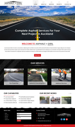 Web Design by Sbss for Tombleson Construction LTD | Design: #10960927